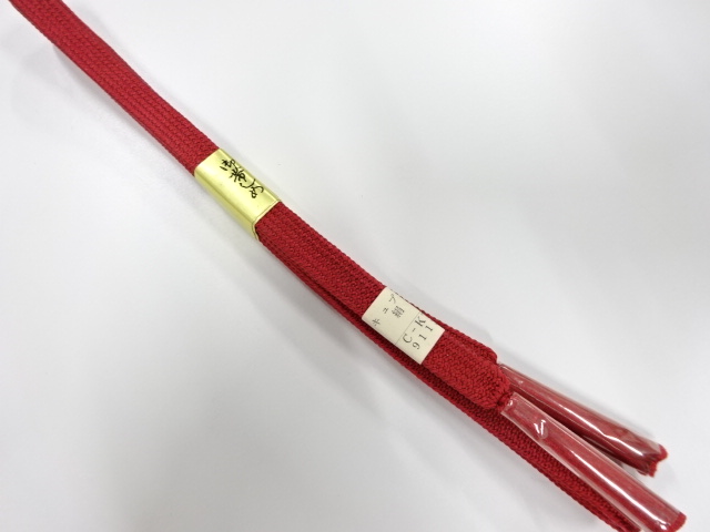 未使用品　正絹　手組帯締め